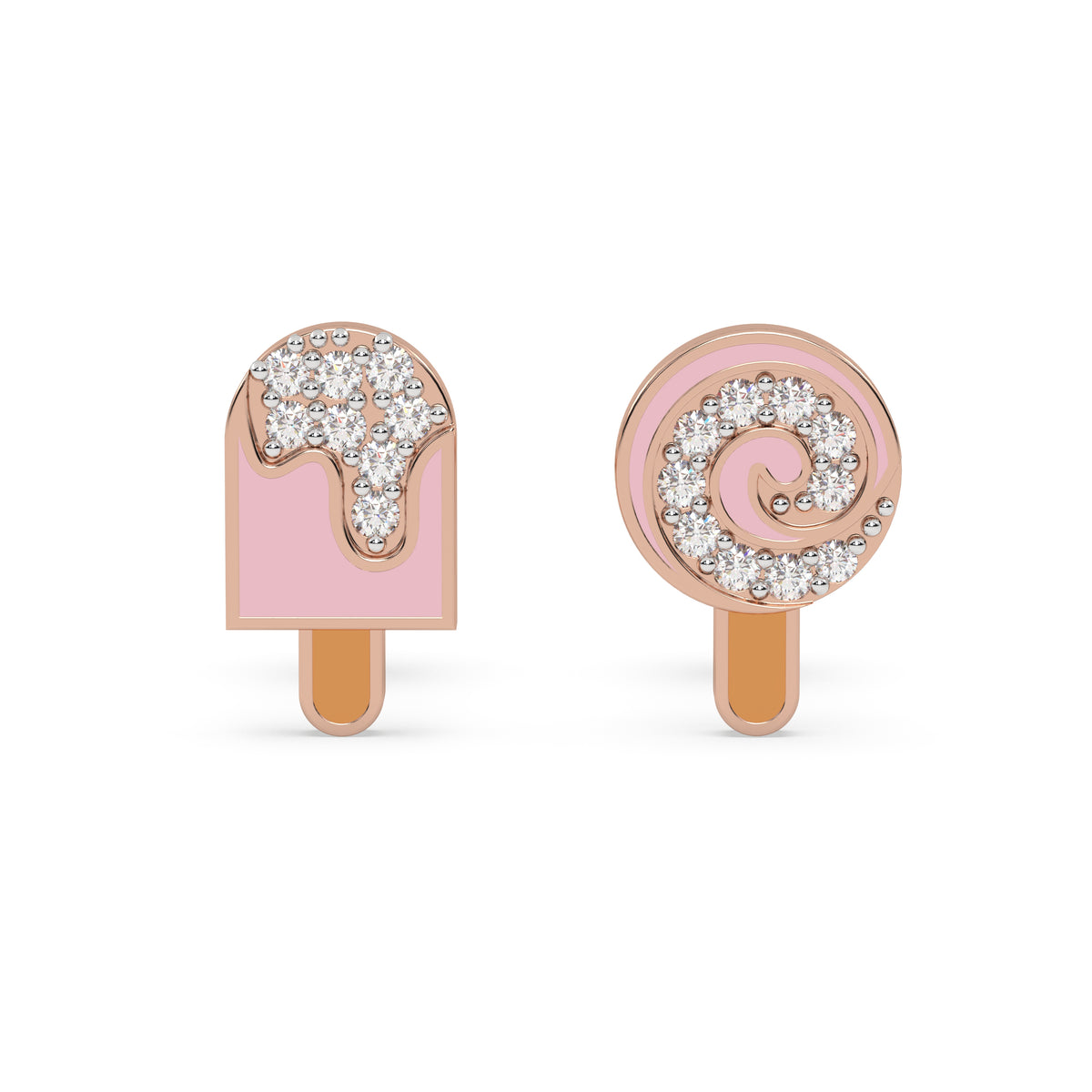 Miss match candy studs