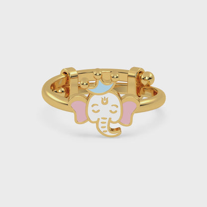 Little Ganesha Blessing Ring