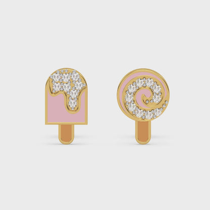 Miss match candy studs